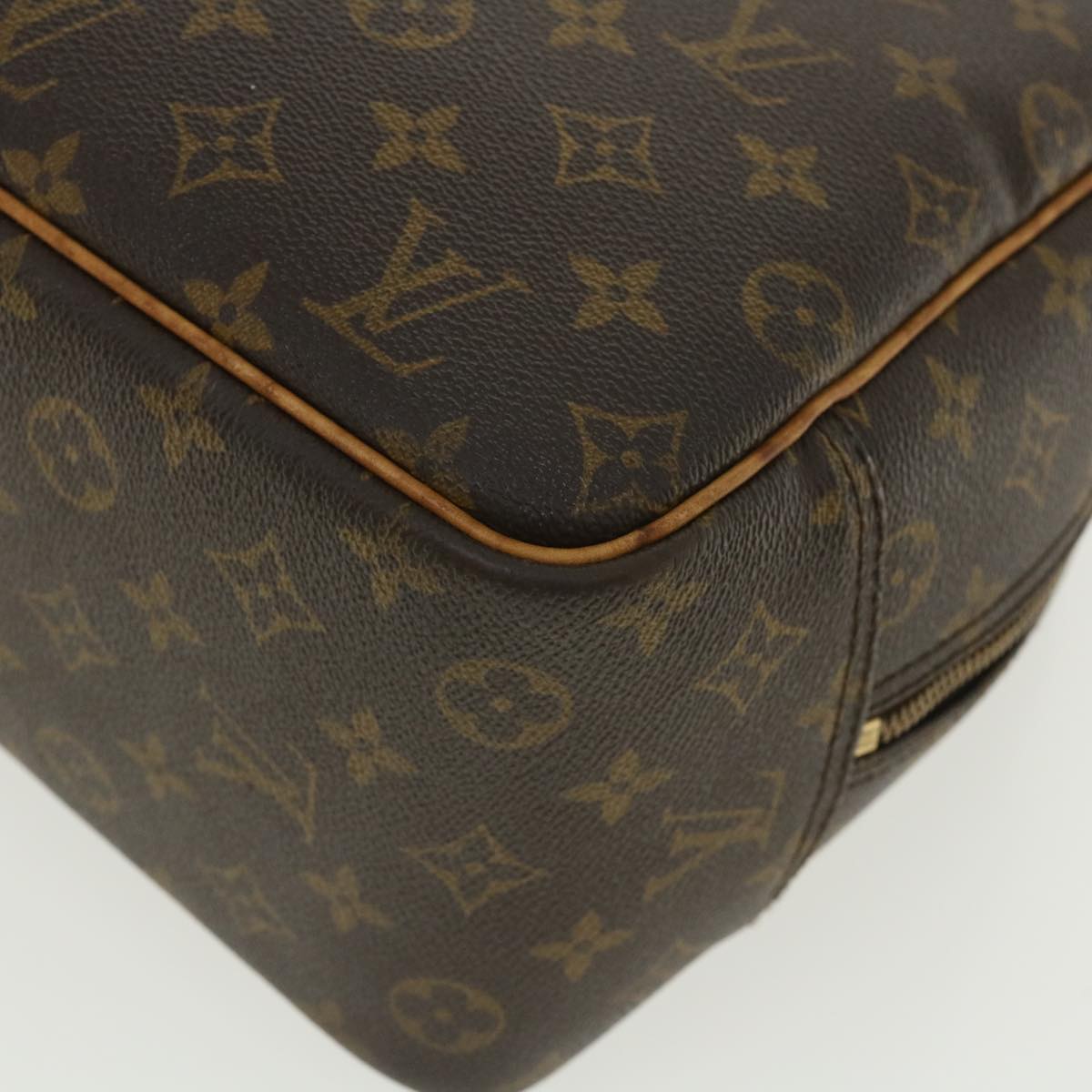 LOUIS VUITTON Monogram Deauville Hand Bag M47270 LV Auth rz497