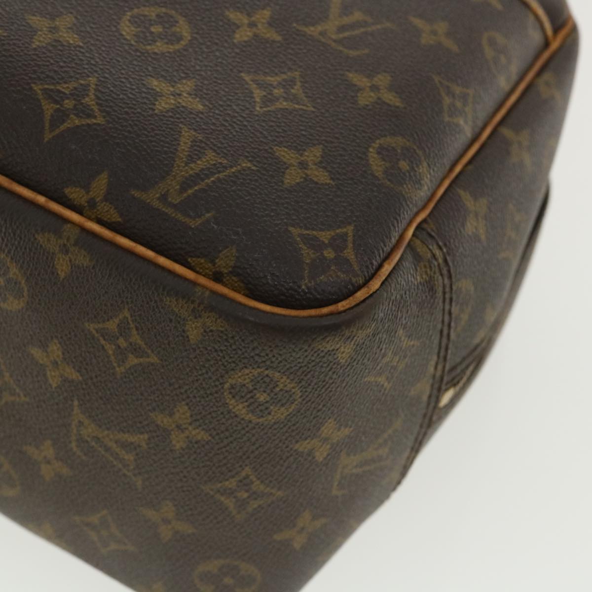 LOUIS VUITTON Monogram Deauville Hand Bag M47270 LV Auth rz497