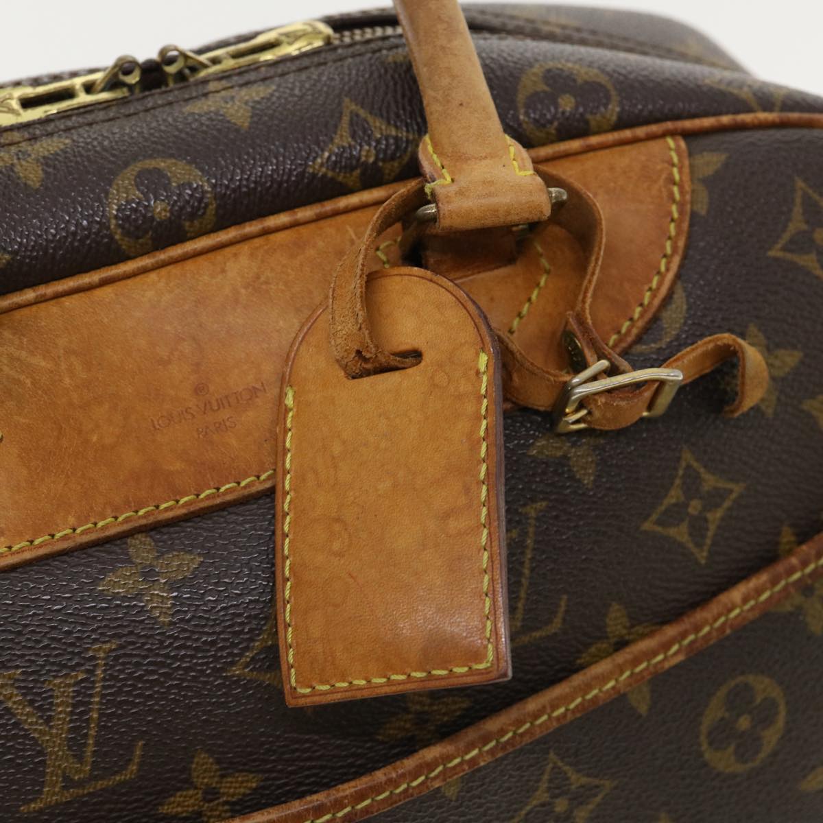 LOUIS VUITTON Monogram Deauville Hand Bag M47270 LV Auth rz497