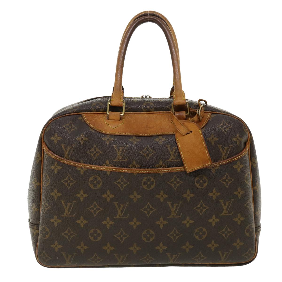 LOUIS VUITTON Monogram Deauville Hand Bag M47270 LV Auth rz497