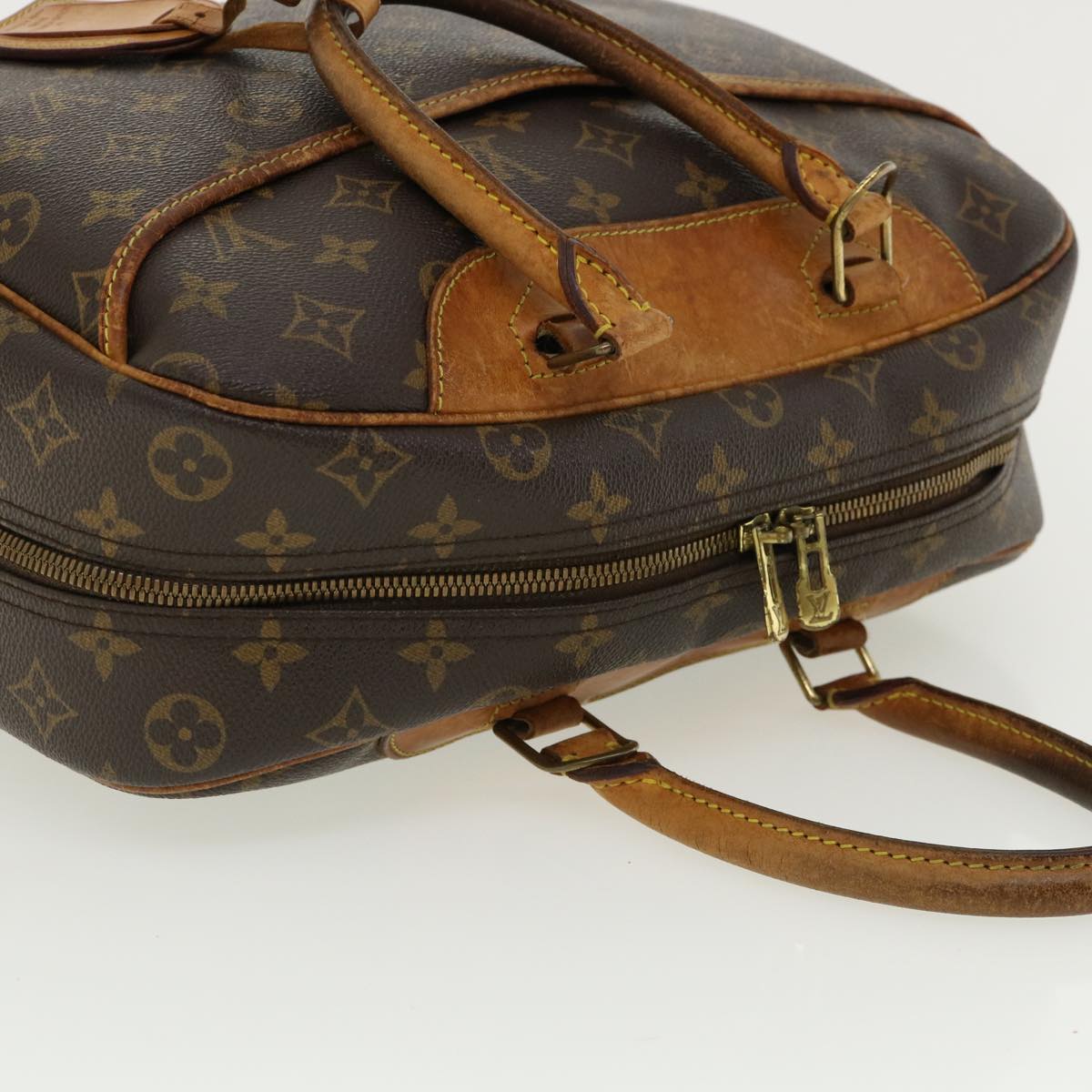 LOUIS VUITTON Monogram Deauville Hand Bag M47270 LV Auth rz497