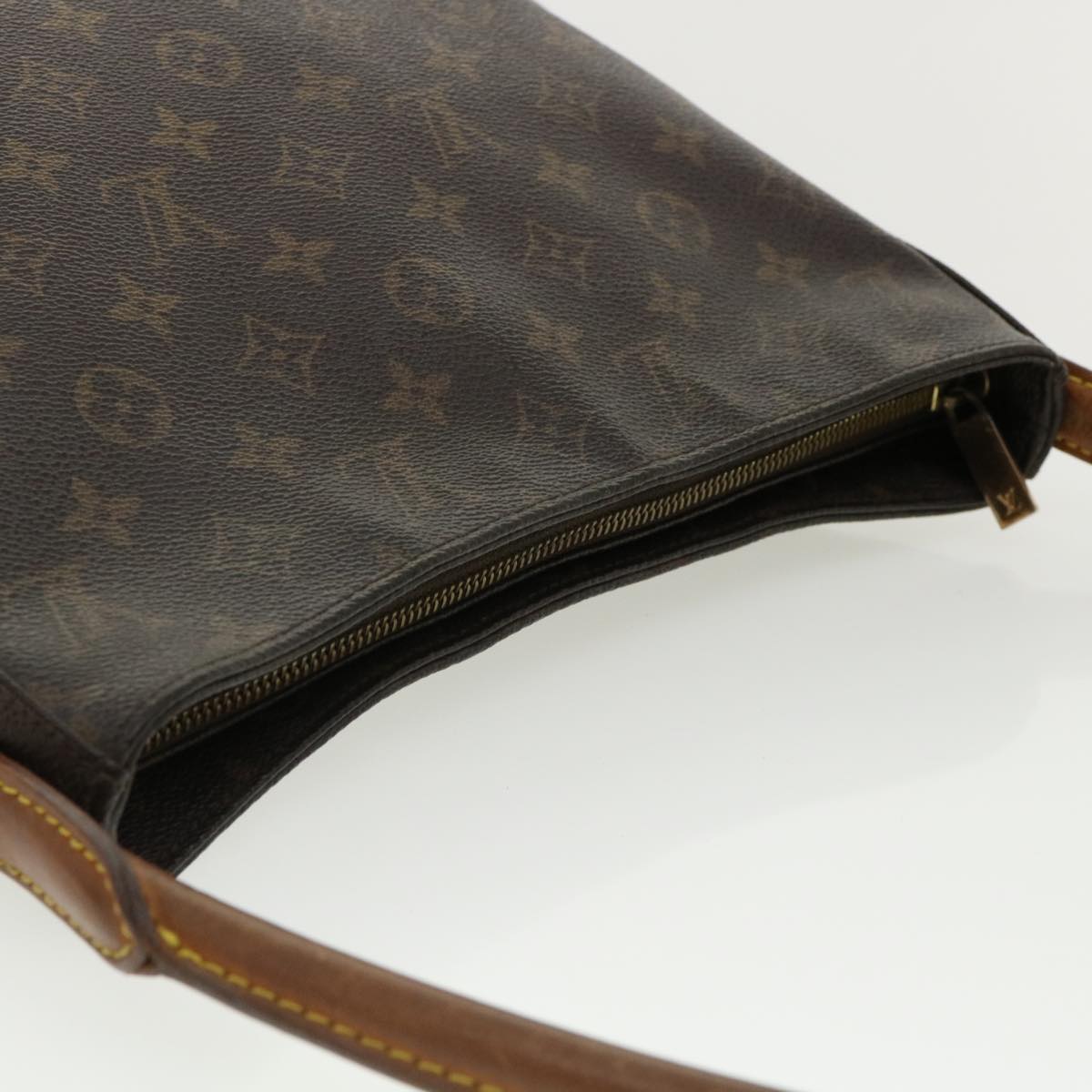 LOUIS VUITTON Monogram Looping GM Shoulder Bag M51145 LV Auth rz498