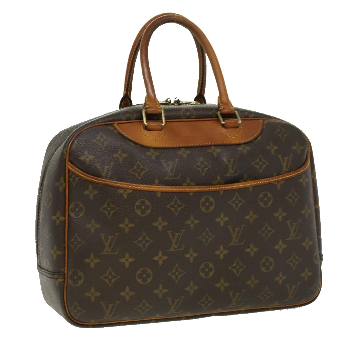 LOUIS VUITTON Monogram Deauville Hand Bag M47270 LV Auth rz504