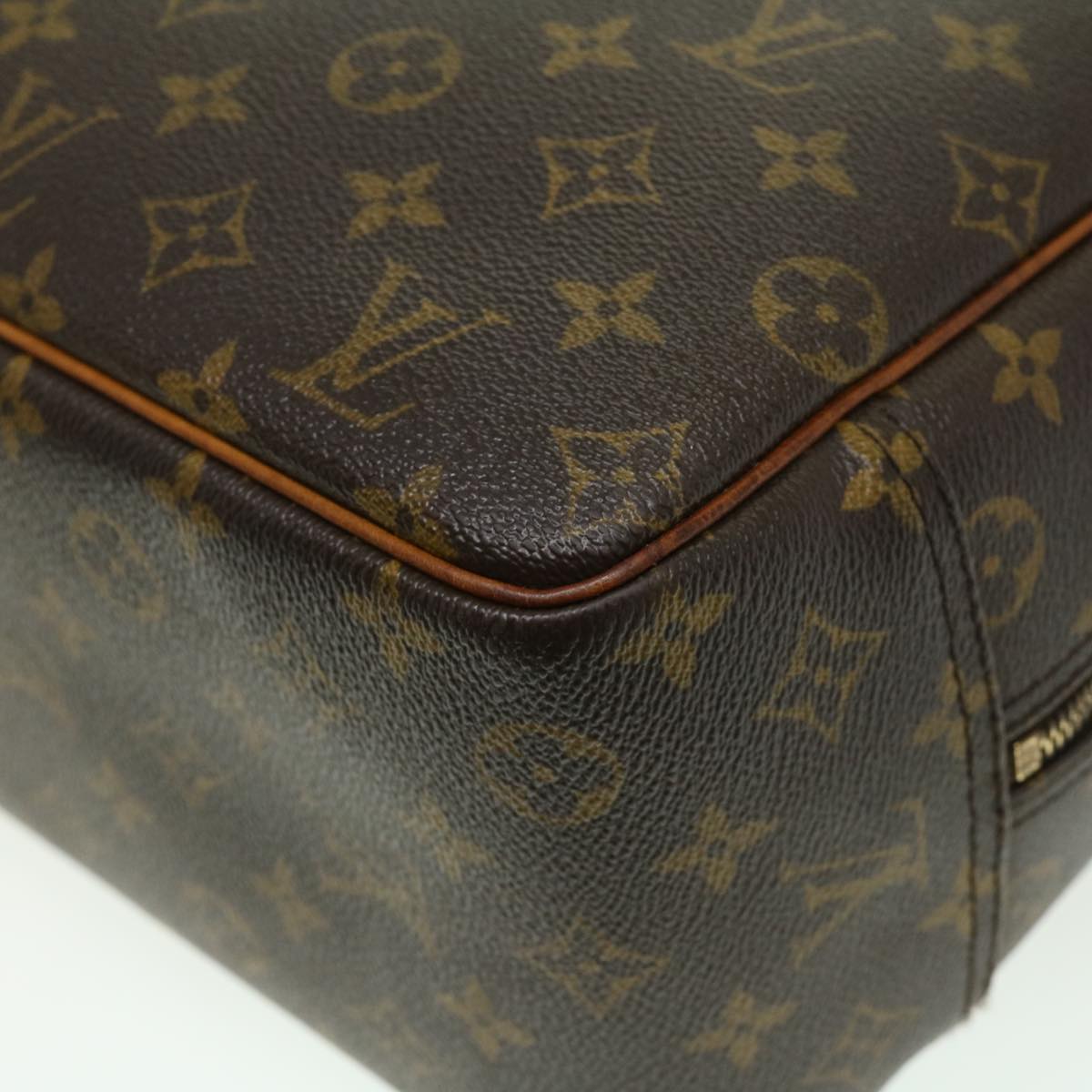 LOUIS VUITTON Monogram Deauville Hand Bag M47270 LV Auth rz504