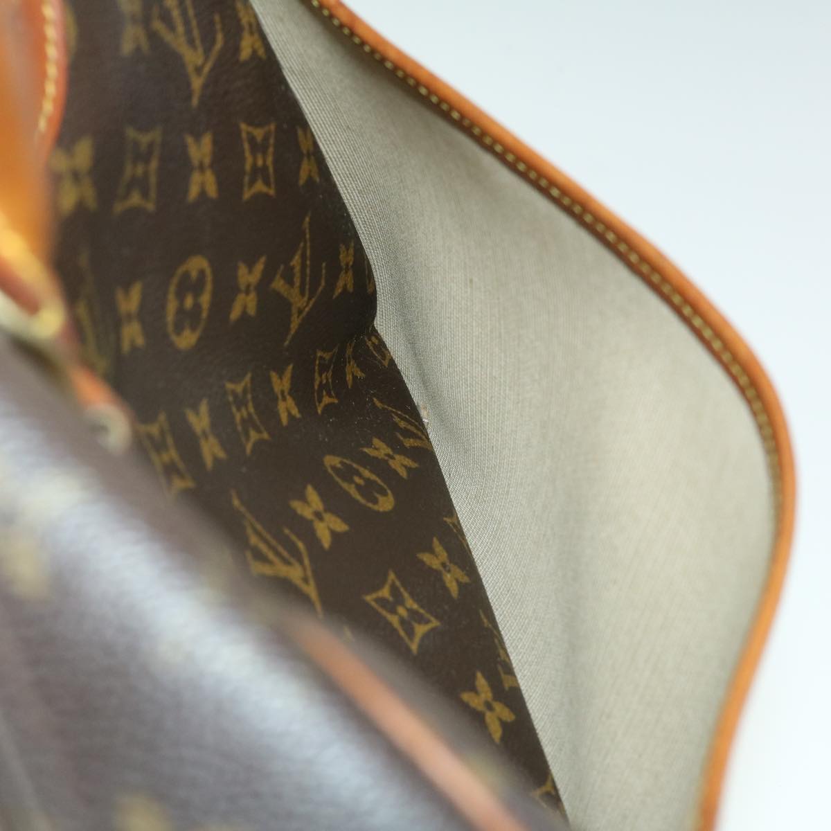 LOUIS VUITTON Monogram Deauville Hand Bag M47270 LV Auth rz504