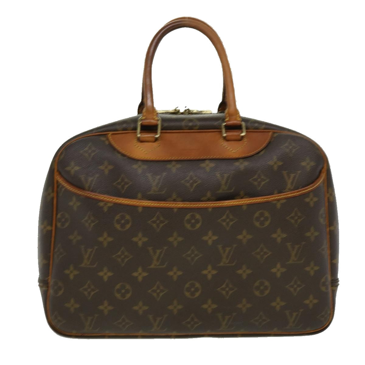 LOUIS VUITTON Monogram Deauville Hand Bag M47270 LV Auth rz504