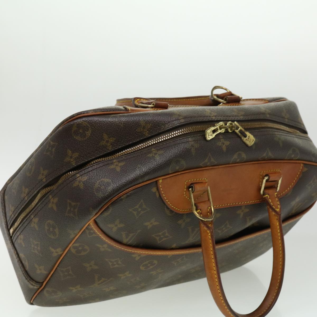 LOUIS VUITTON Monogram Deauville Hand Bag M47270 LV Auth rz504