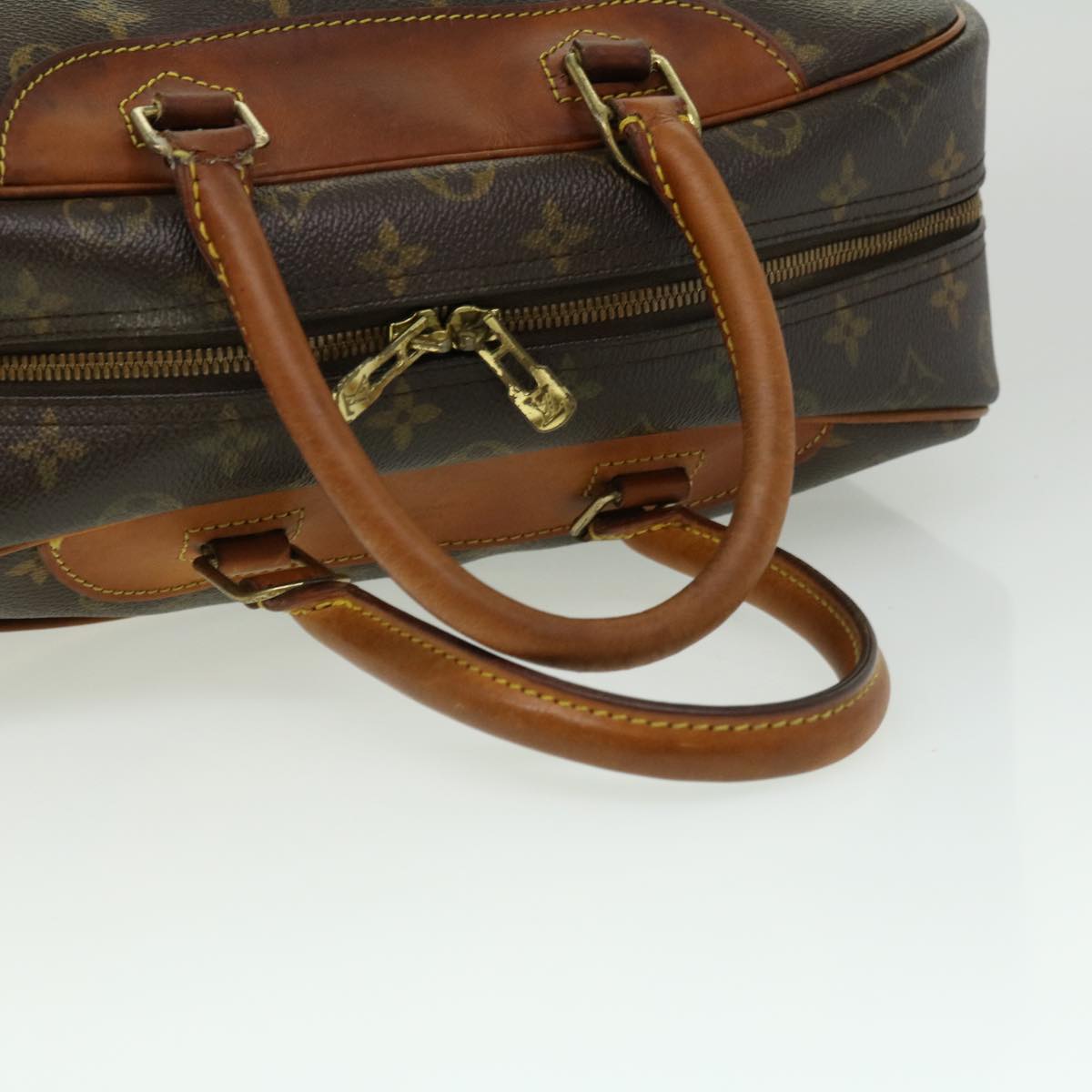 LOUIS VUITTON Monogram Deauville Hand Bag M47270 LV Auth rz504