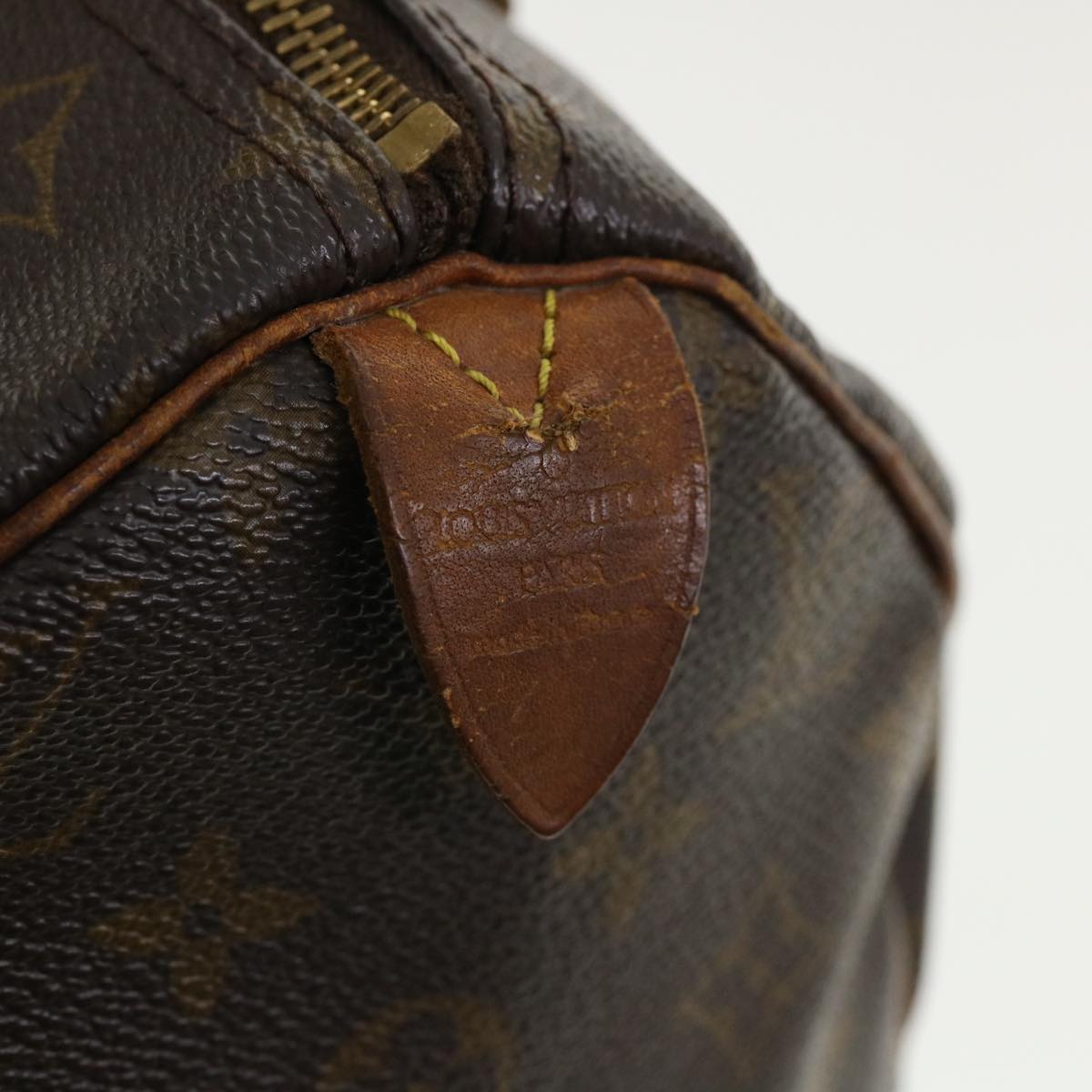 LOUIS VUITTON Monogram Speedy 30 Hand Bag M41526 LV Auth rz510