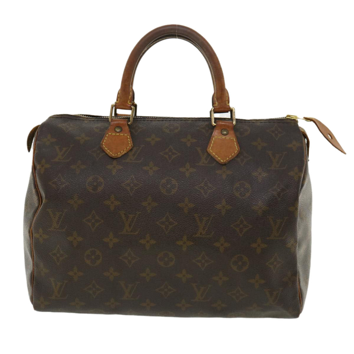 LOUIS VUITTON Monogram Speedy 30 Hand Bag M41526 LV Auth rz510