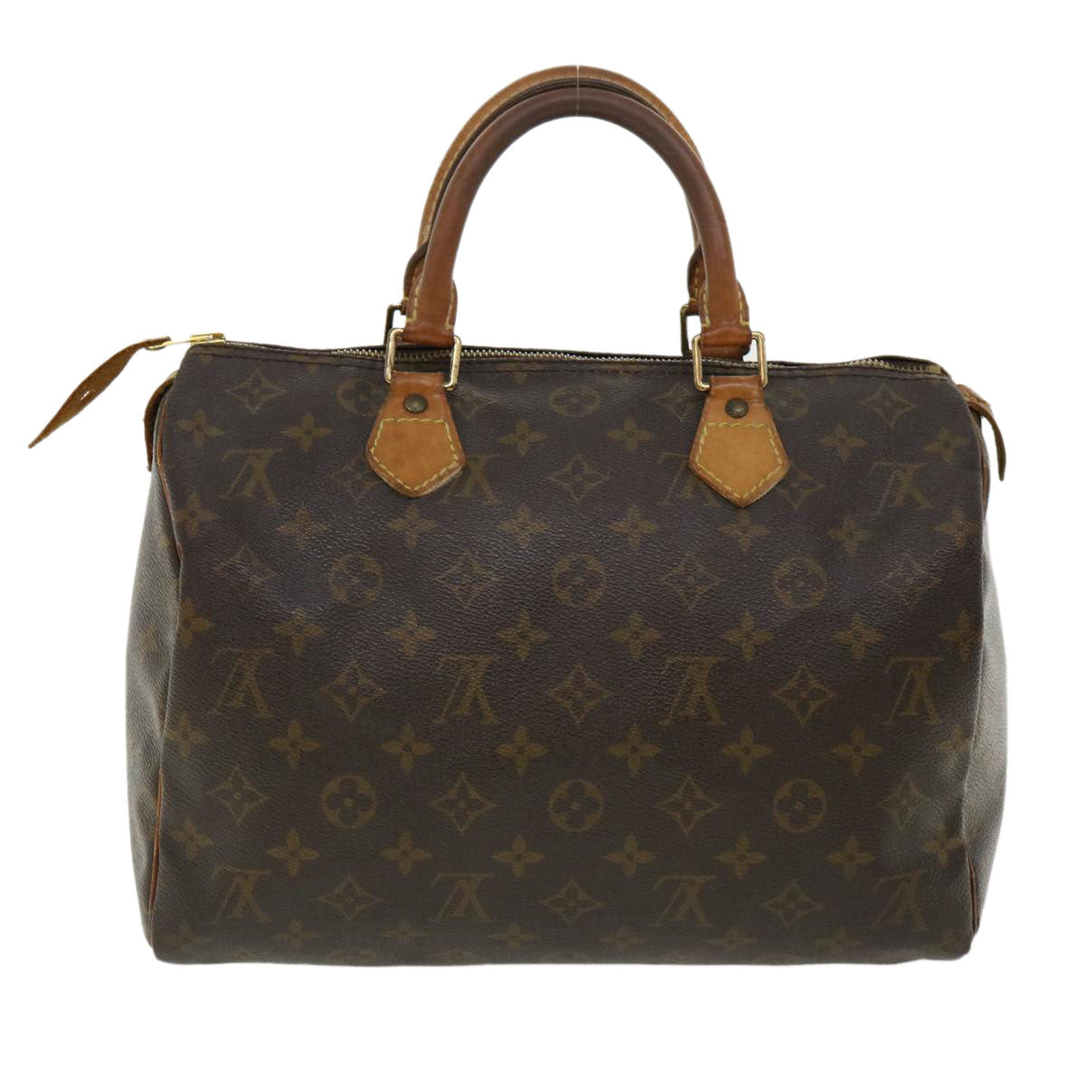 LOUIS VUITTON Monogram Speedy 30 Hand Bag M41526 LV Auth rz510