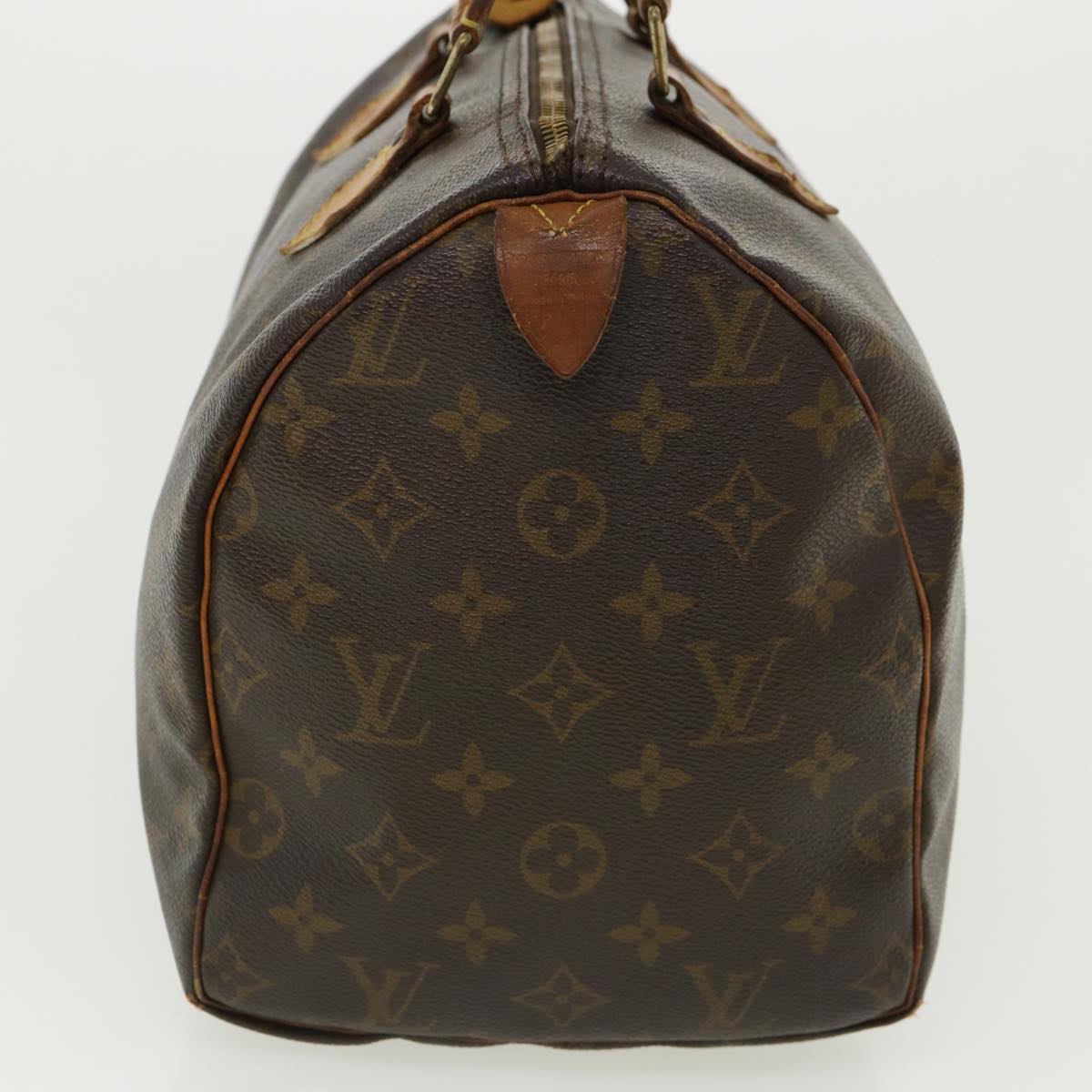 LOUIS VUITTON Monogram Speedy 30 Hand Bag M41526 LV Auth rz510