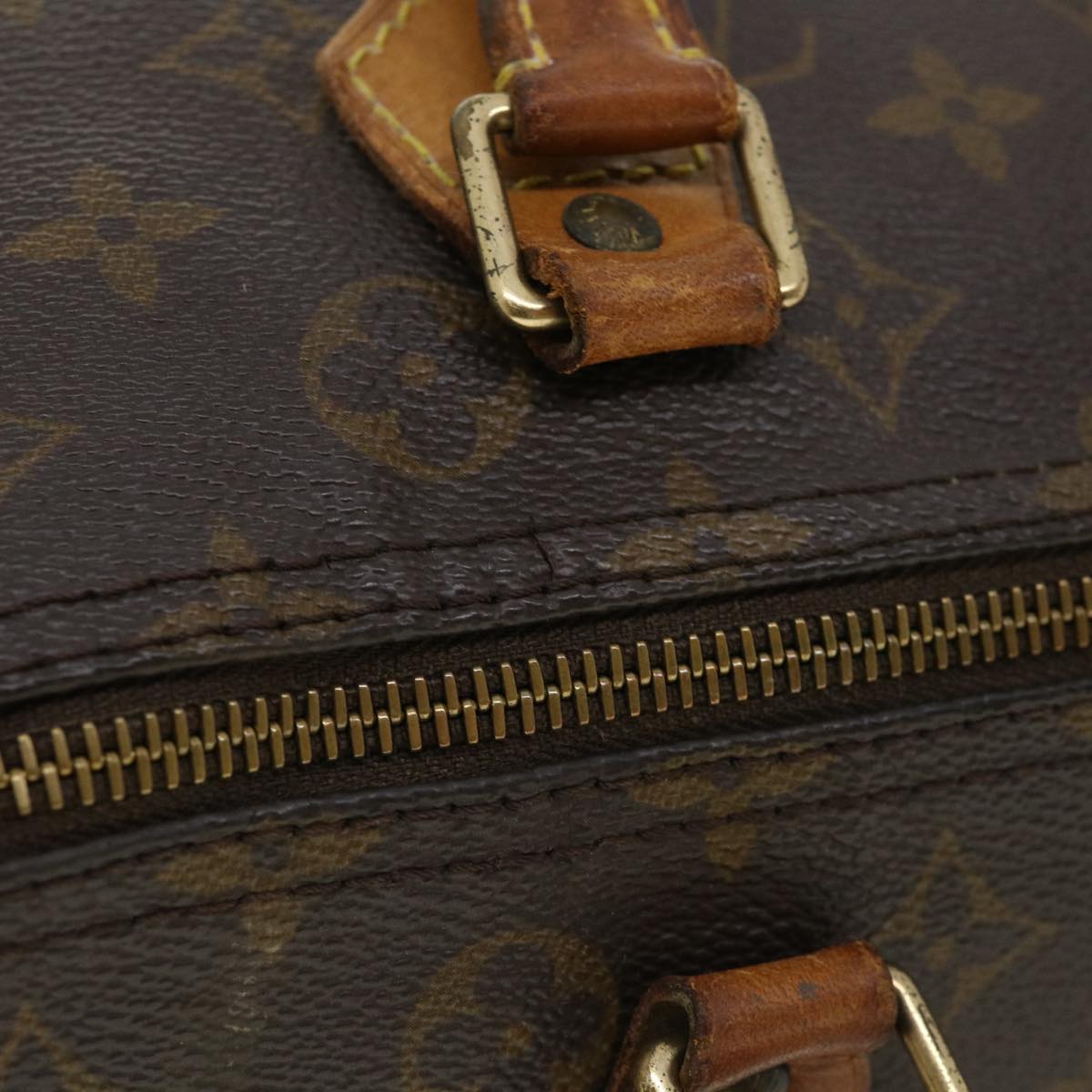 LOUIS VUITTON Monogram Speedy 30 Hand Bag M41526 LV Auth rz510