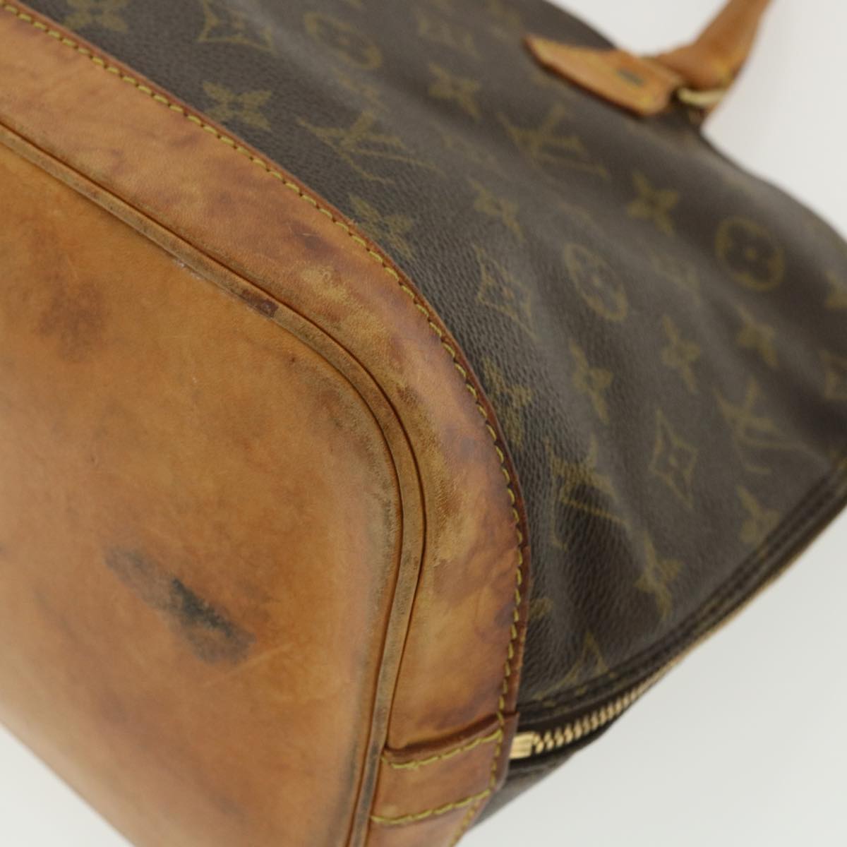 LOUIS VUITTON Monogram Alma Hand Bag M51130 LV Auth rz511