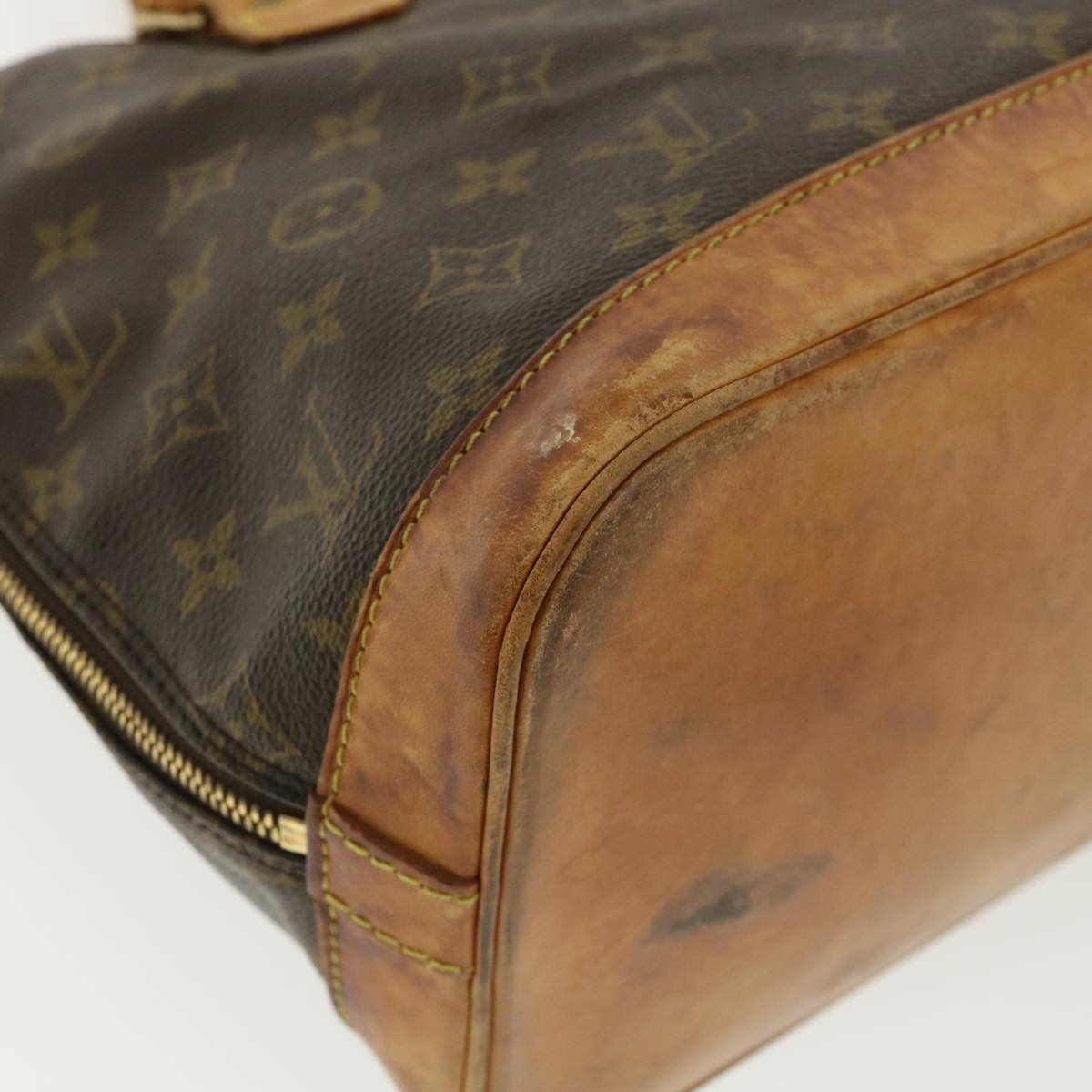 LOUIS VUITTON Monogram Alma Hand Bag M51130 LV Auth rz511