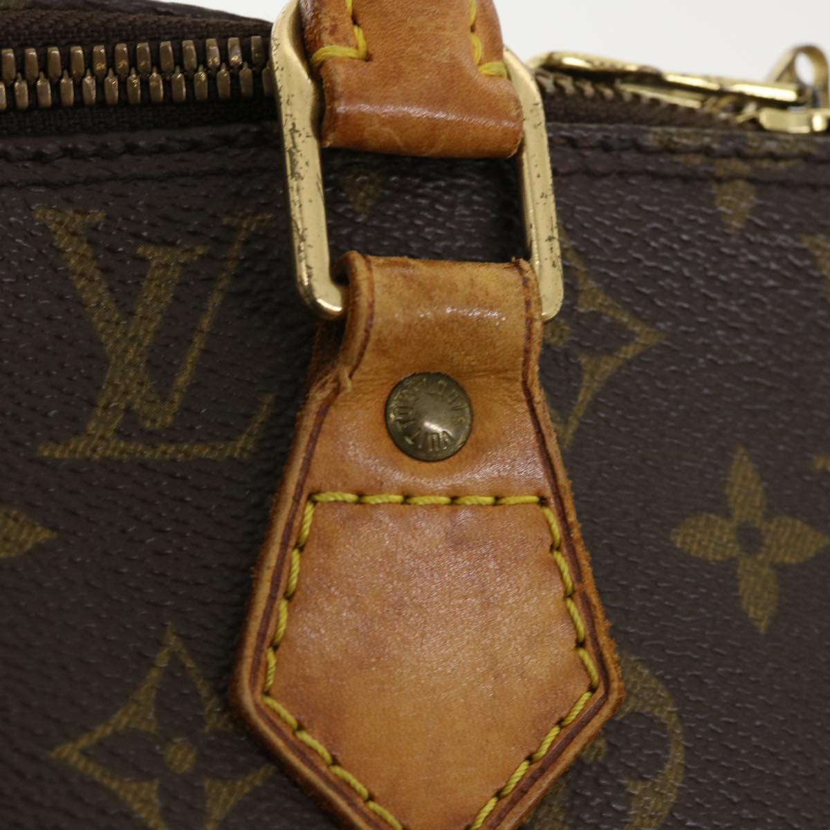 LOUIS VUITTON Monogram Alma Hand Bag M51130 LV Auth rz511