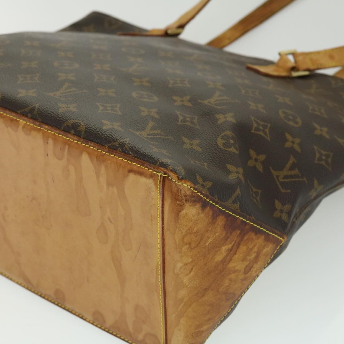 LOUIS VUITTON Monogram Cabas Mezzo Tote Bag M51151 LV Auth rz514