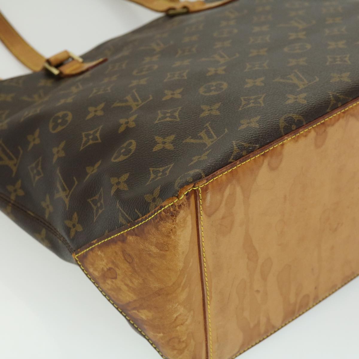 LOUIS VUITTON Monogram Cabas Mezzo Tote Bag M51151 LV Auth rz514