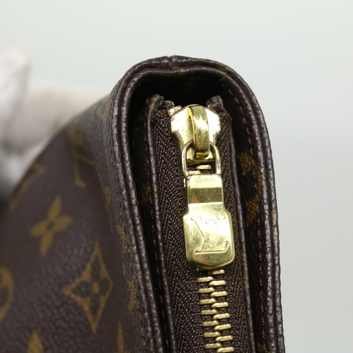 LOUIS VUITTON Monogram Cabas Mezzo Tote Bag M51151 LV Auth rz514