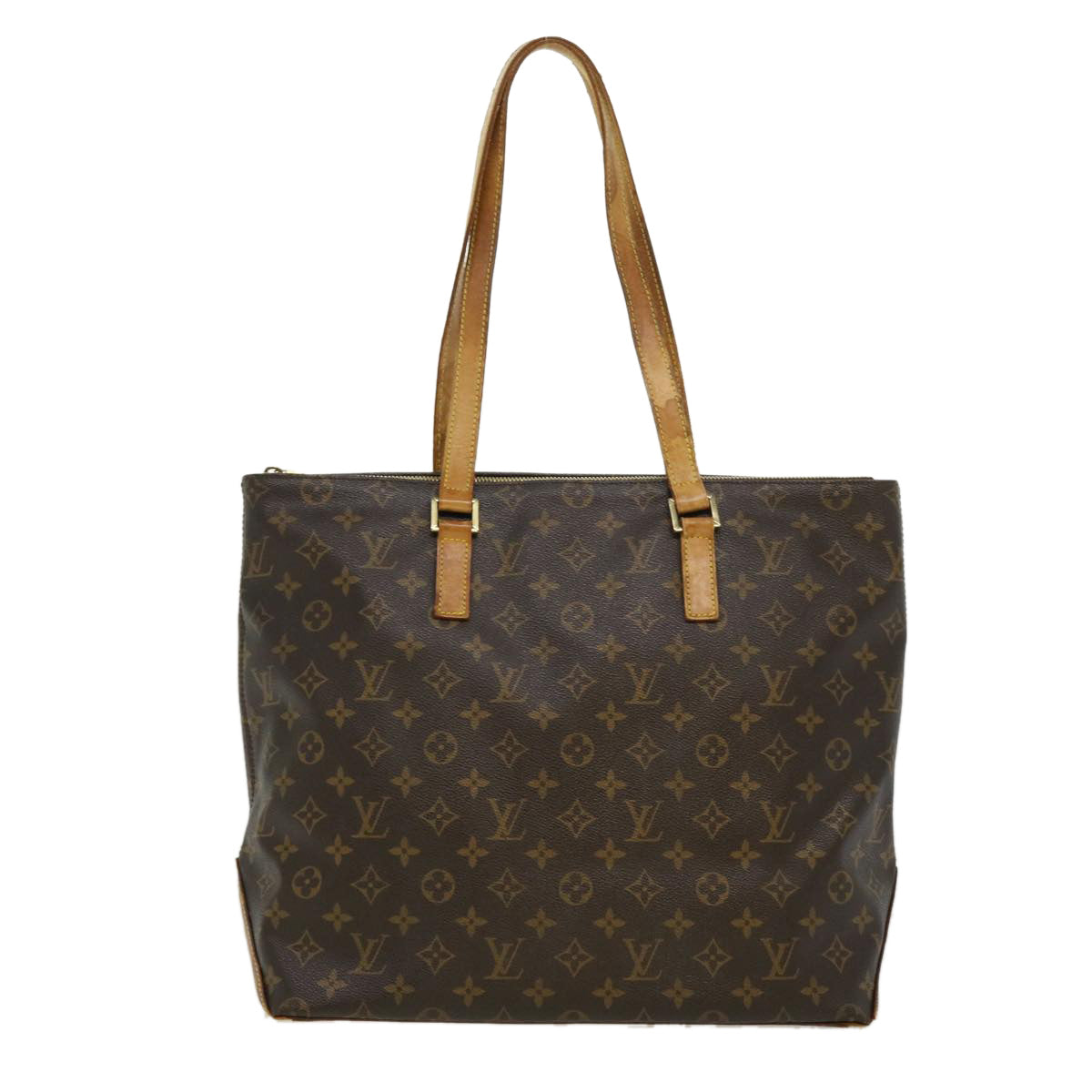 LOUIS VUITTON Monogram Cabas Mezzo Tote Bag M51151 LV Auth rz514