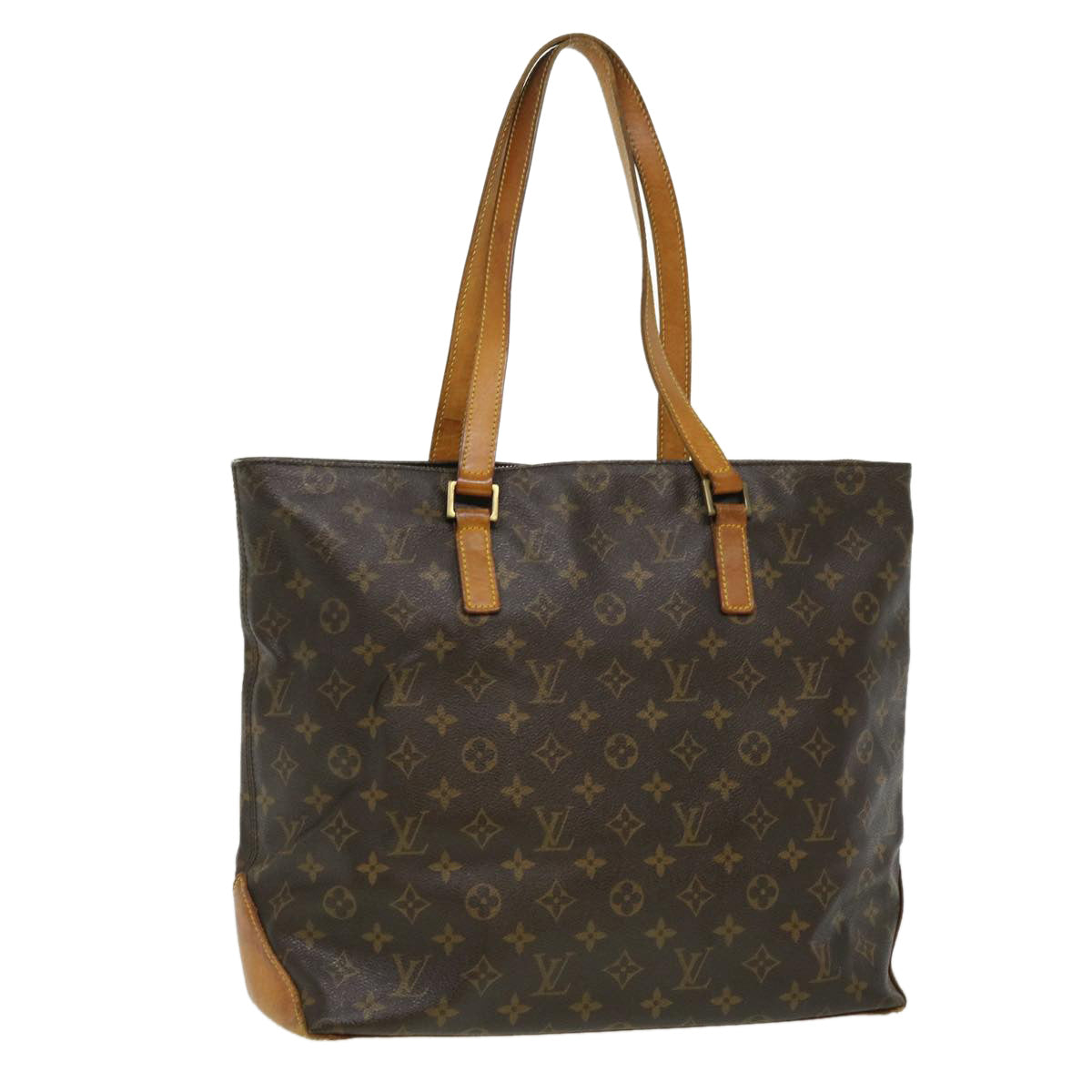 LOUIS VUITTON Monogram Cabas Mezzo Tote Bag M51151 LV Auth rz515