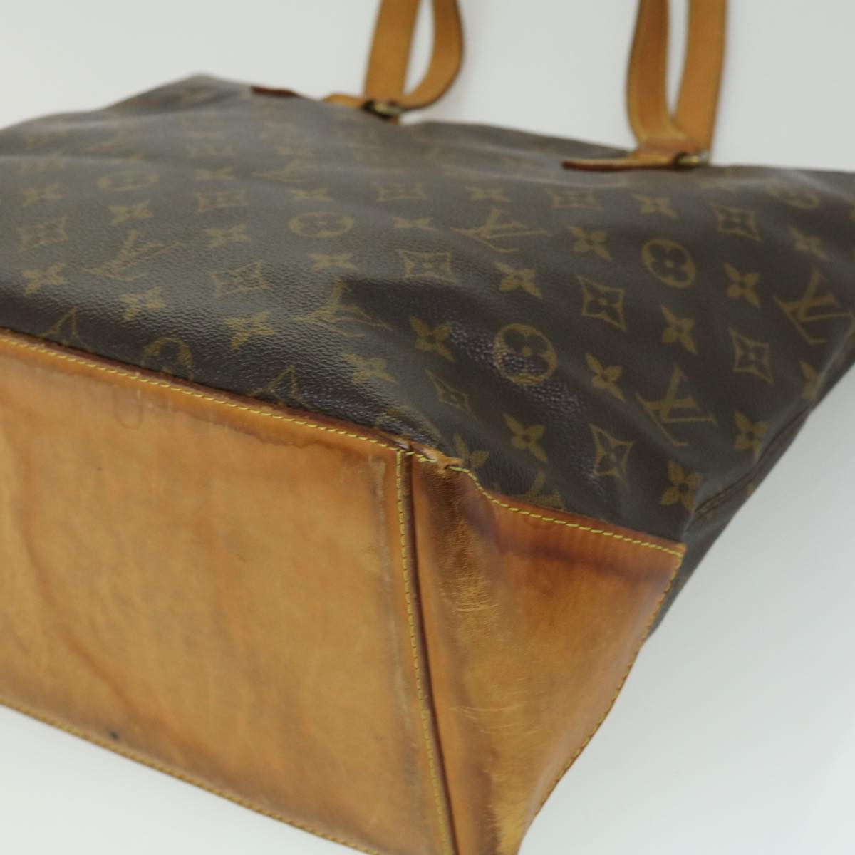 LOUIS VUITTON Monogram Cabas Mezzo Tote Bag M51151 LV Auth rz515