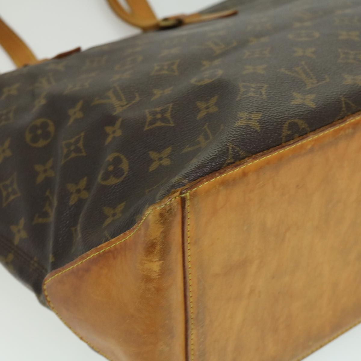 LOUIS VUITTON Monogram Cabas Mezzo Tote Bag M51151 LV Auth rz515