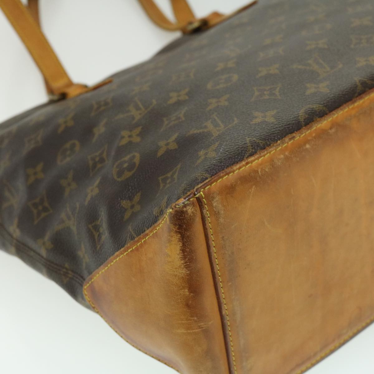 LOUIS VUITTON Monogram Cabas Mezzo Tote Bag M51151 LV Auth rz515