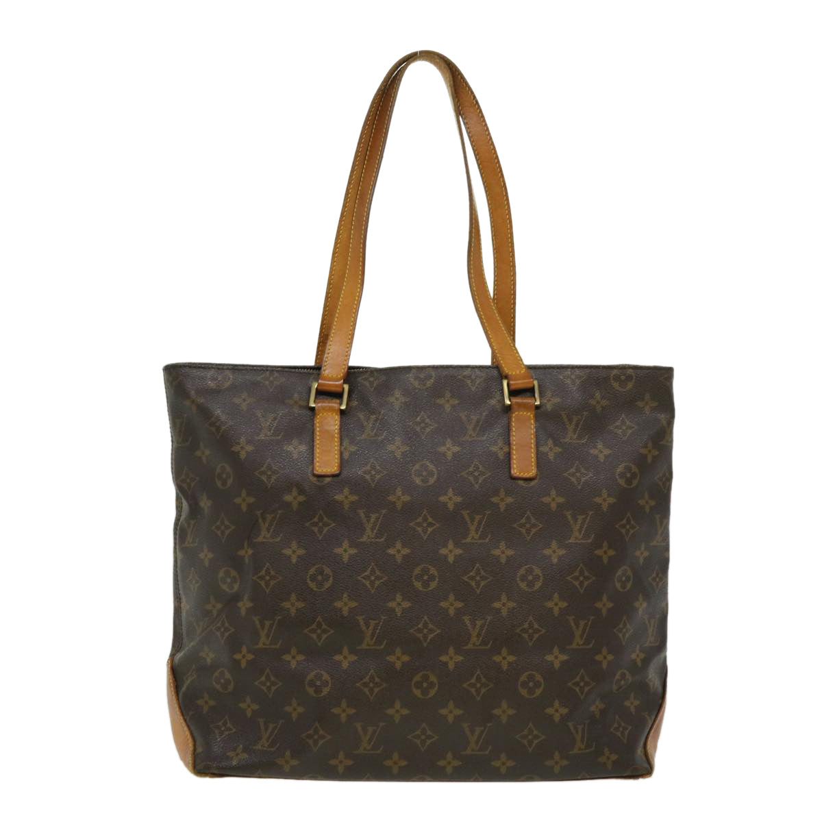 LOUIS VUITTON Monogram Cabas Mezzo Tote Bag M51151 LV Auth rz515