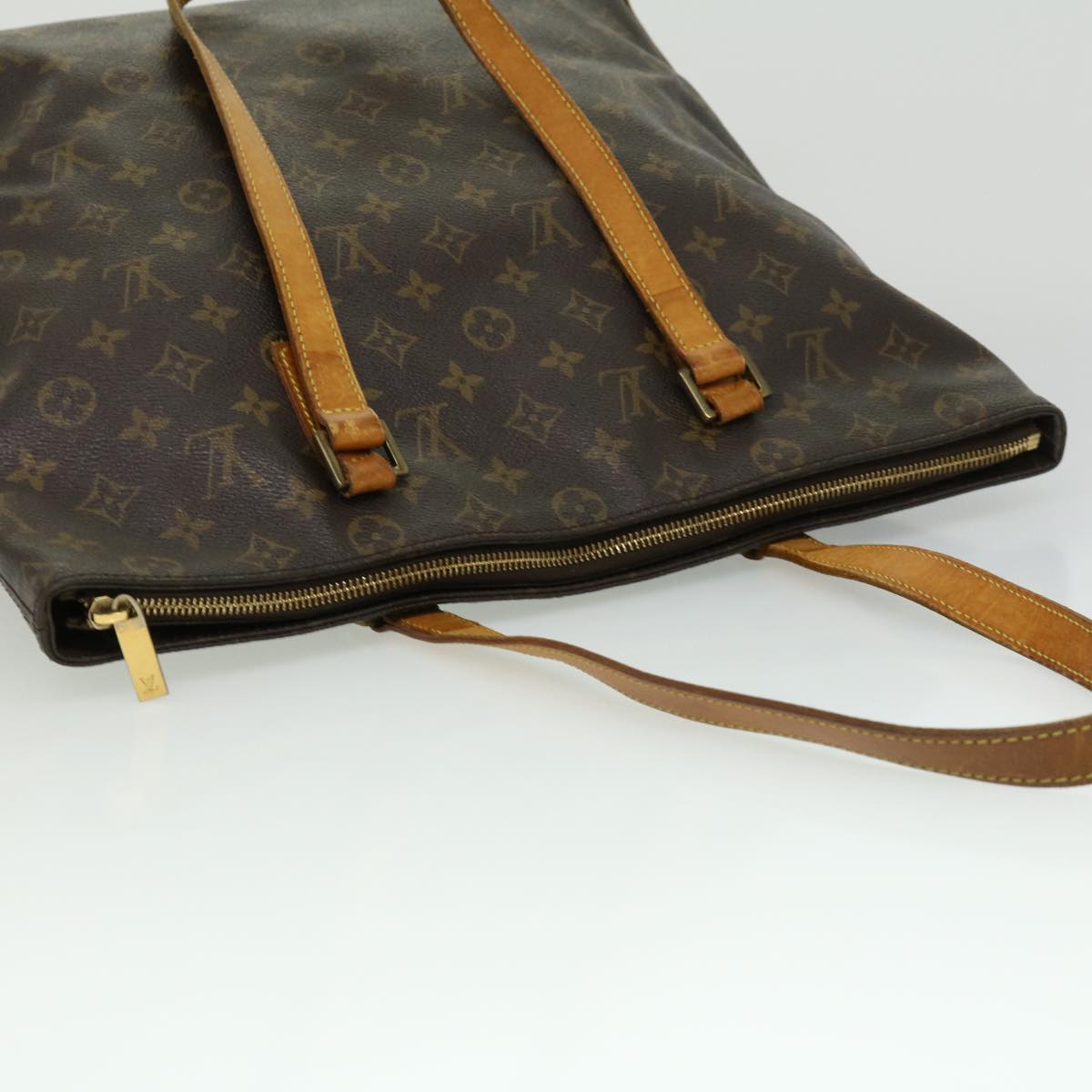 LOUIS VUITTON Monogram Cabas Mezzo Tote Bag M51151 LV Auth rz515