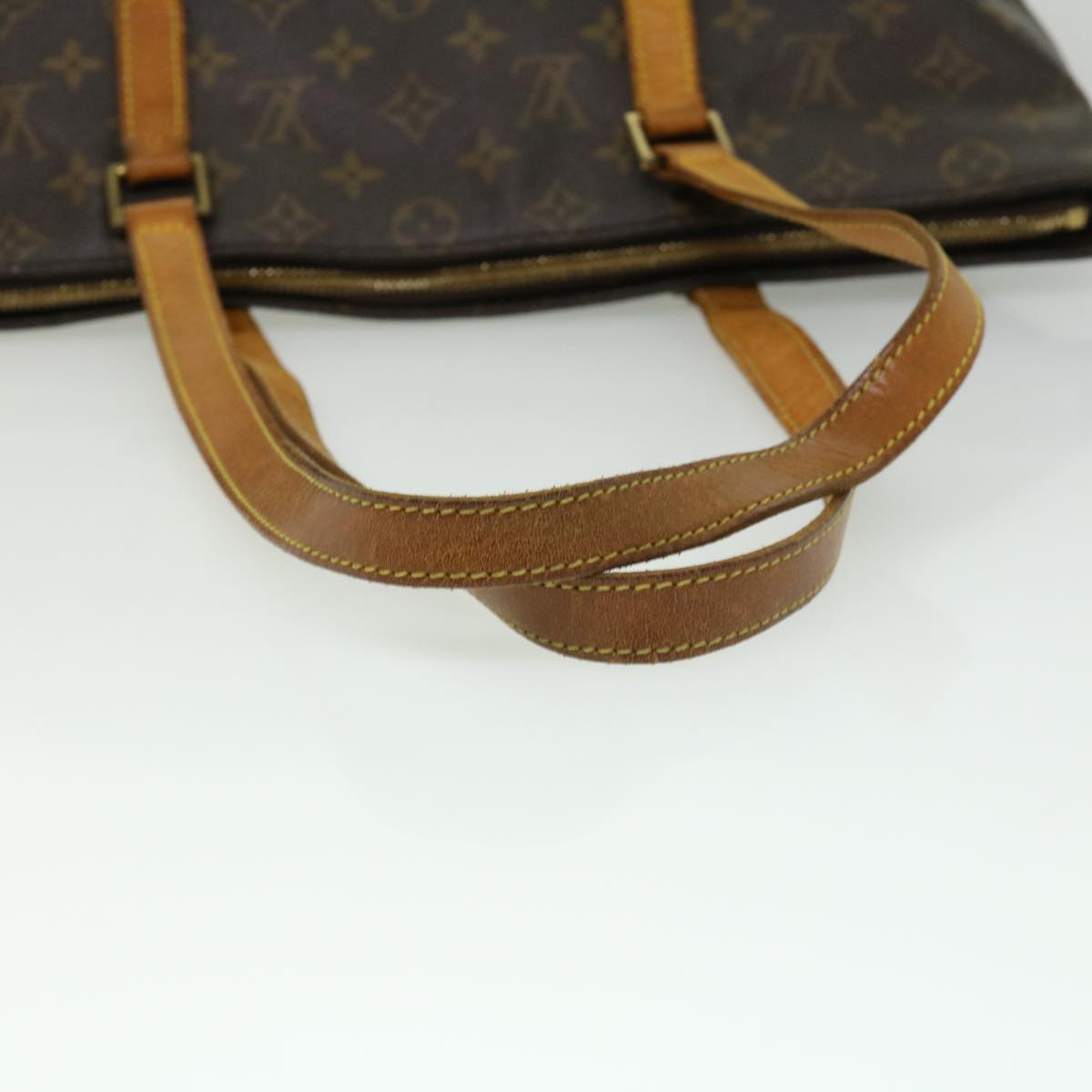 LOUIS VUITTON Monogram Cabas Mezzo Tote Bag M51151 LV Auth rz515