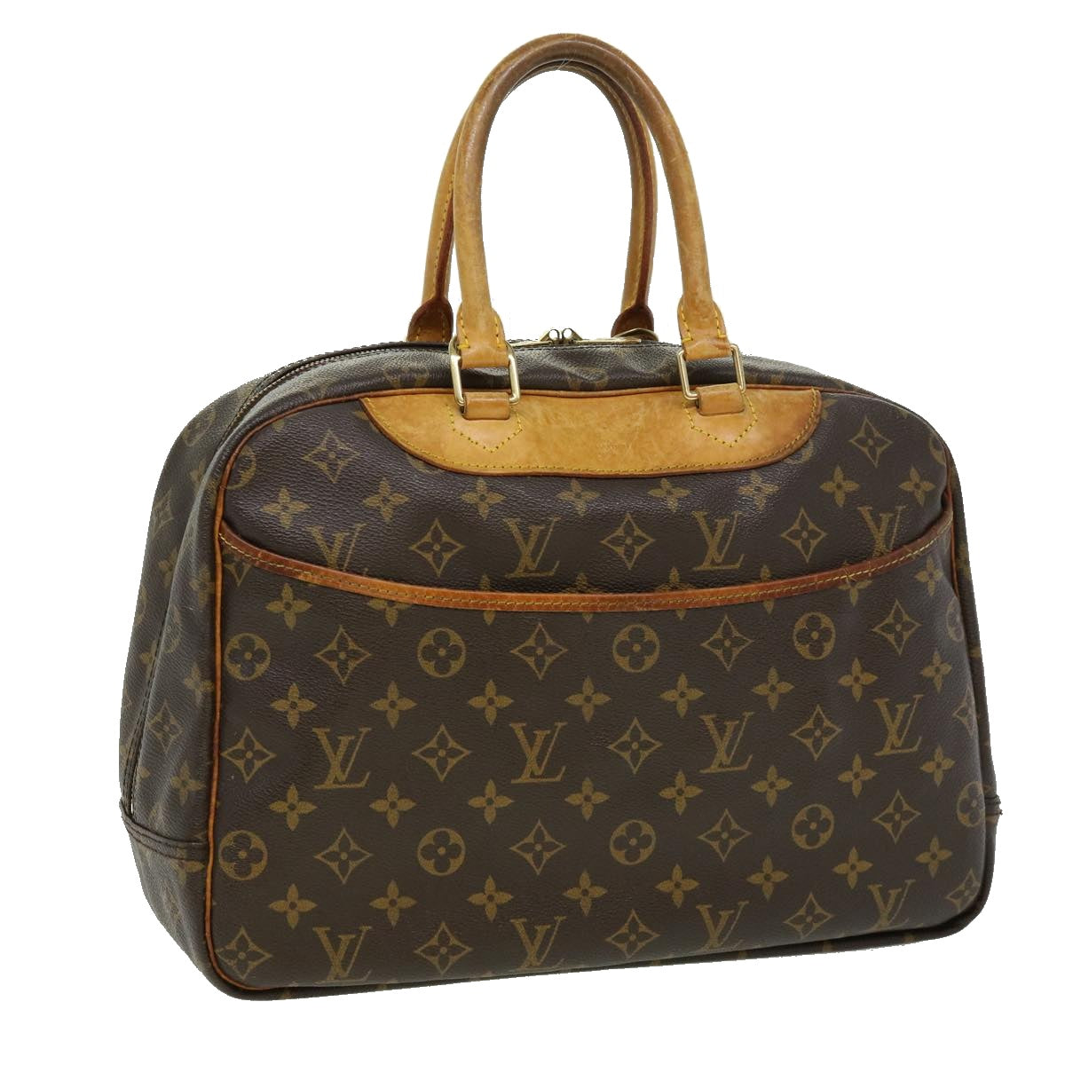 LOUIS VUITTON Monogram Deauville Hand Bag M47270 LV Auth rz519