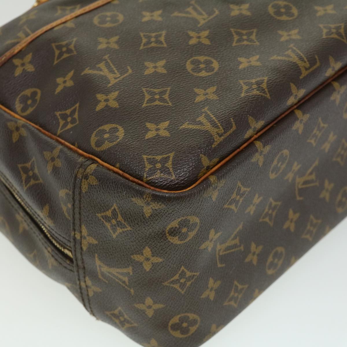 LOUIS VUITTON Monogram Deauville Hand Bag M47270 LV Auth rz519