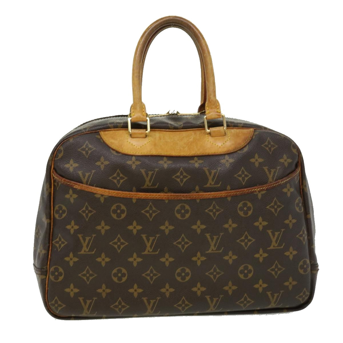 LOUIS VUITTON Monogram Deauville Hand Bag M47270 LV Auth rz519