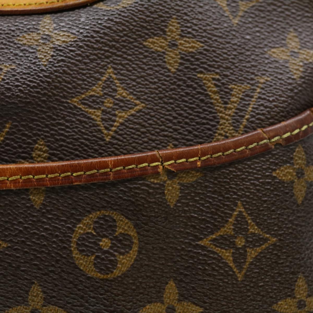 LOUIS VUITTON Monogram Deauville Hand Bag M47270 LV Auth rz519