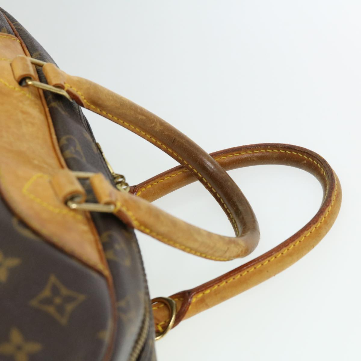 LOUIS VUITTON Monogram Deauville Hand Bag M47270 LV Auth rz519