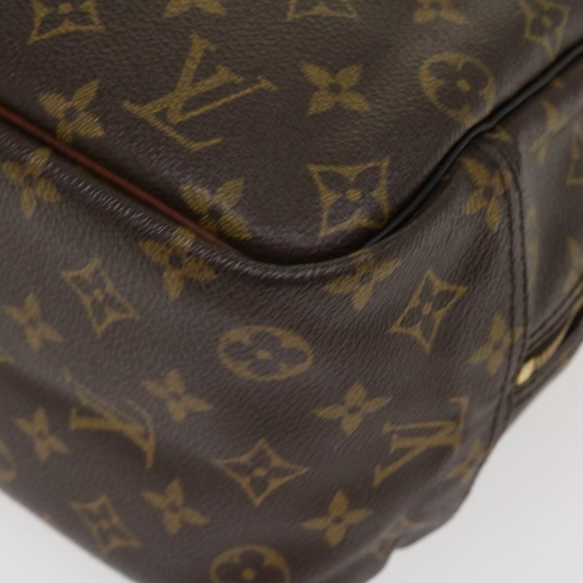 LOUIS VUITTON Monogram Deauville Hand Bag M47270 LV Auth rz540