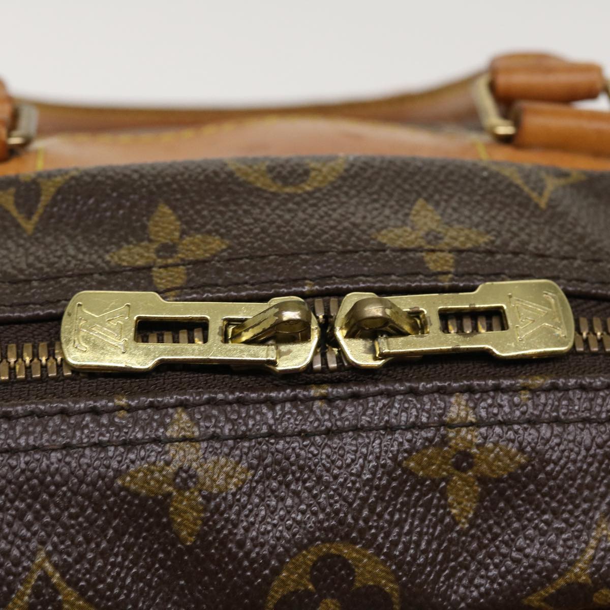 LOUIS VUITTON Monogram Deauville Hand Bag M47270 LV Auth rz540