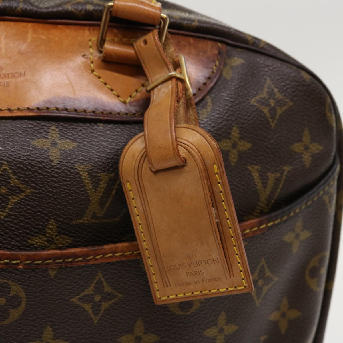 LOUIS VUITTON Monogram Deauville Hand Bag M47270 LV Auth rz540