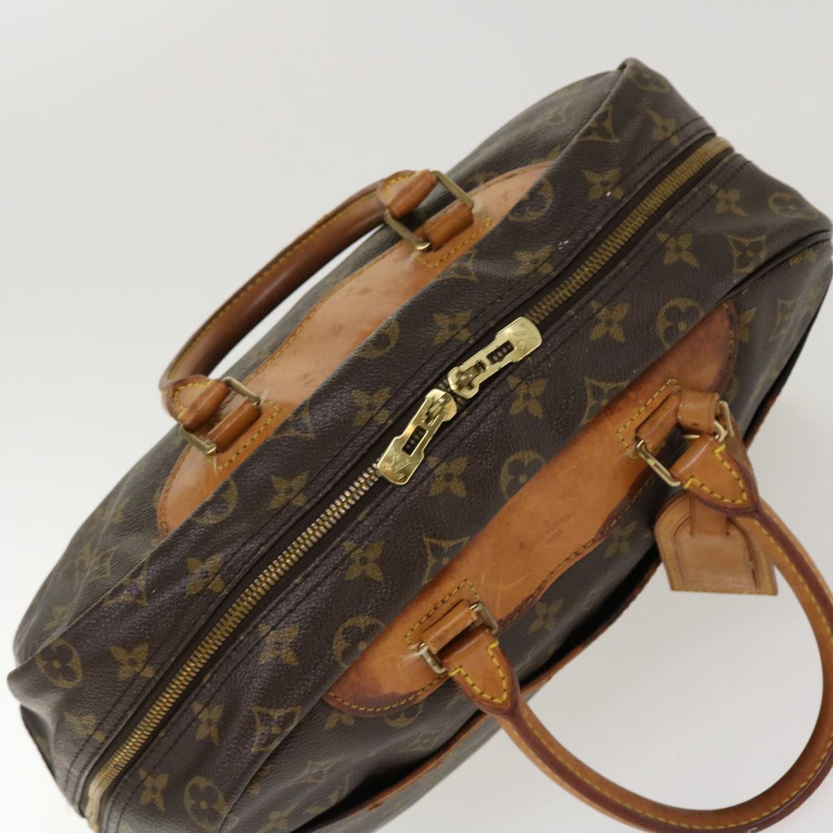 LOUIS VUITTON Monogram Deauville Hand Bag M47270 LV Auth rz540