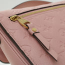 LOUIS VUITTON Empreinte Pochette Metis MM Hand Bag 2way Pink M44018 LV Auth S106-17