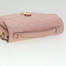 LOUIS VUITTON Empreinte Pochette Metis MM Hand Bag 2way Pink M44018 LV Auth S106-6