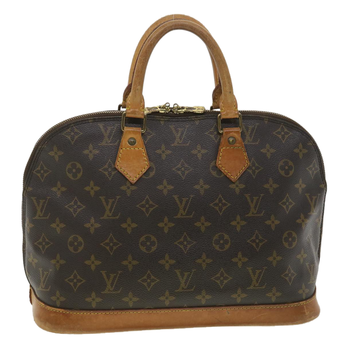 LOUIS VUITTON Monogram Alma Hand Bag M51130 LV Auth S179