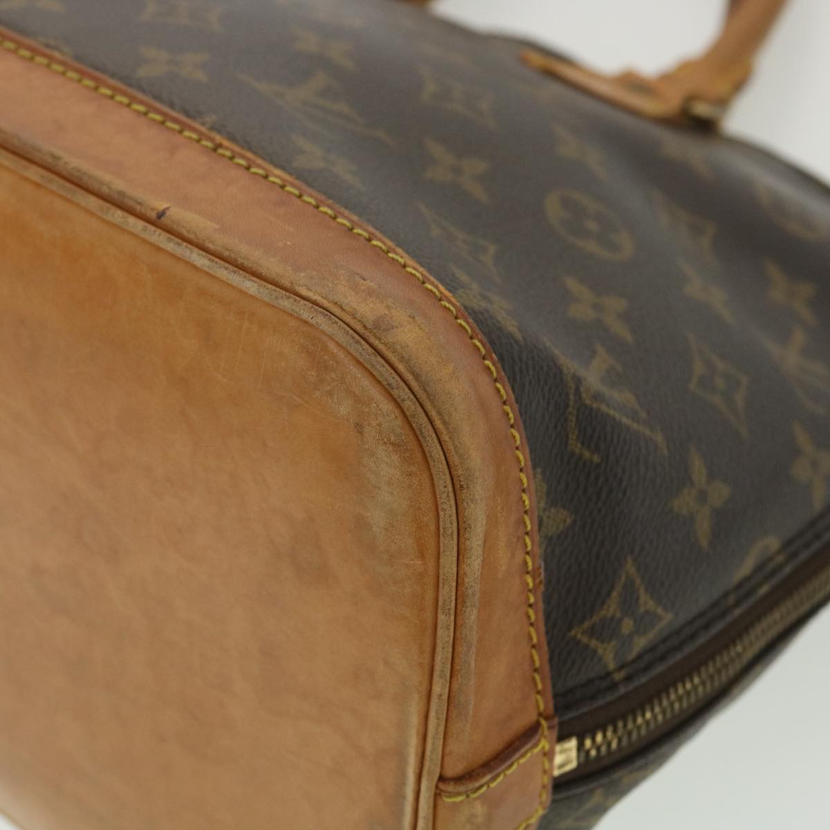 LOUIS VUITTON Monogram Alma Hand Bag M51130 LV Auth S179