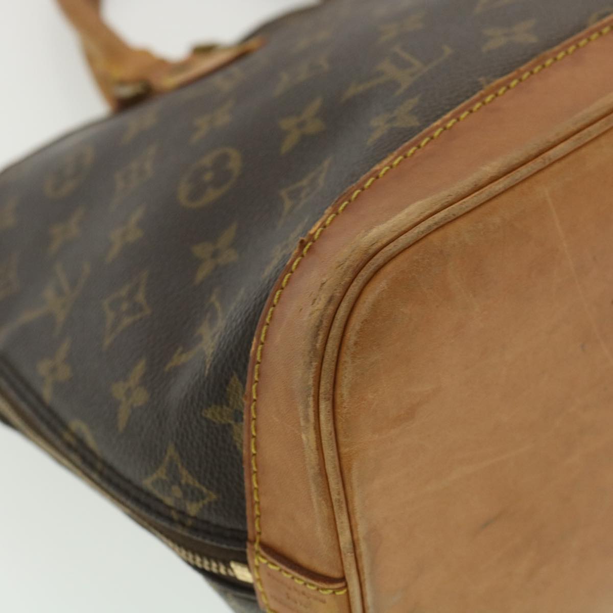 LOUIS VUITTON Monogram Alma Hand Bag M51130 LV Auth S179