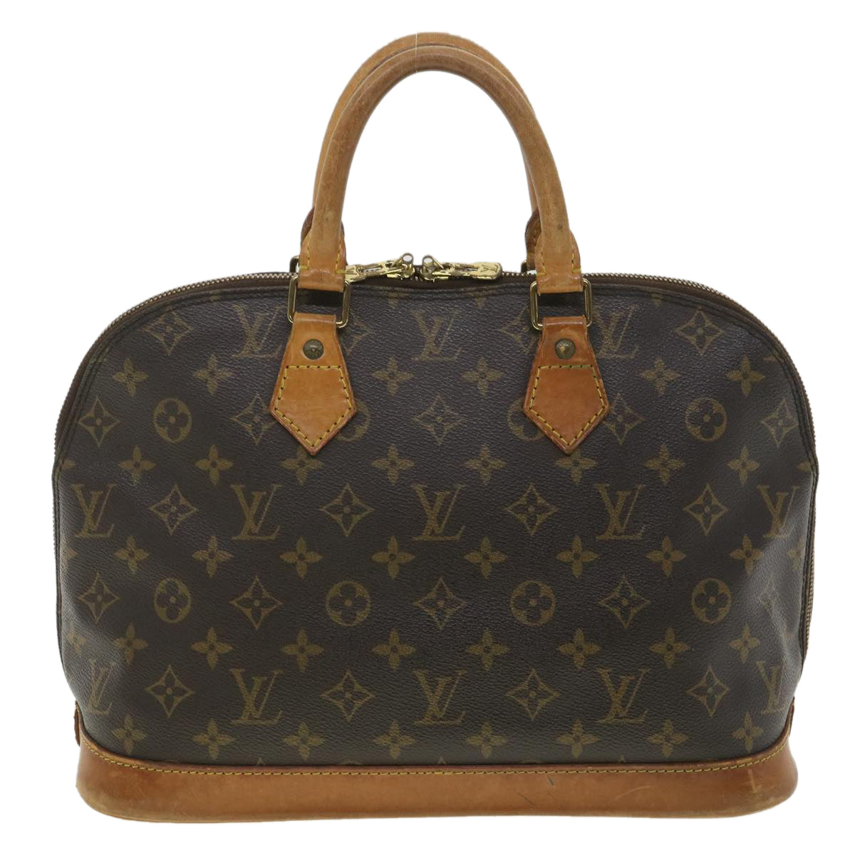 LOUIS VUITTON Monogram Alma Hand Bag M51130 LV Auth S179