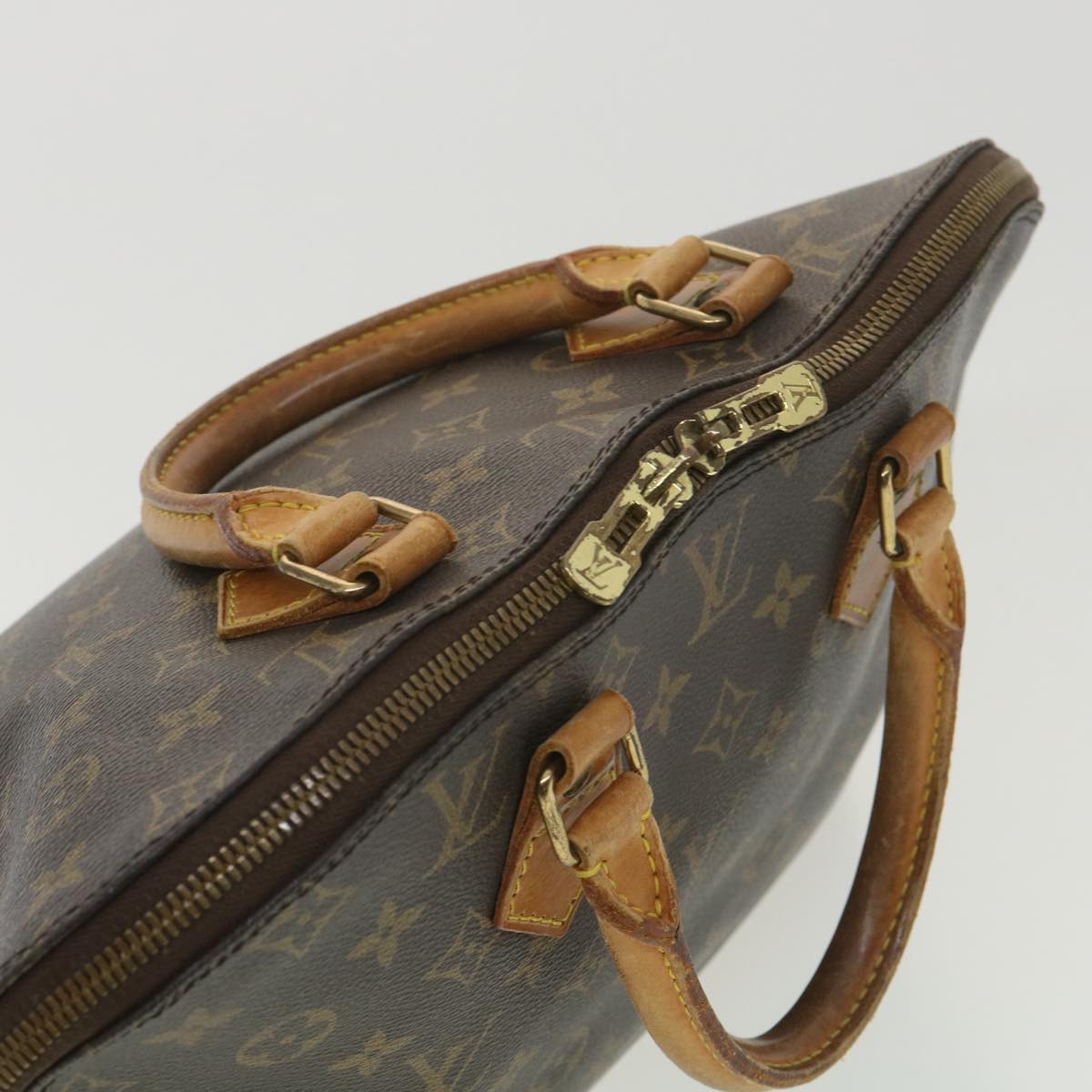 LOUIS VUITTON Monogram Alma Hand Bag M51130 LV Auth S179