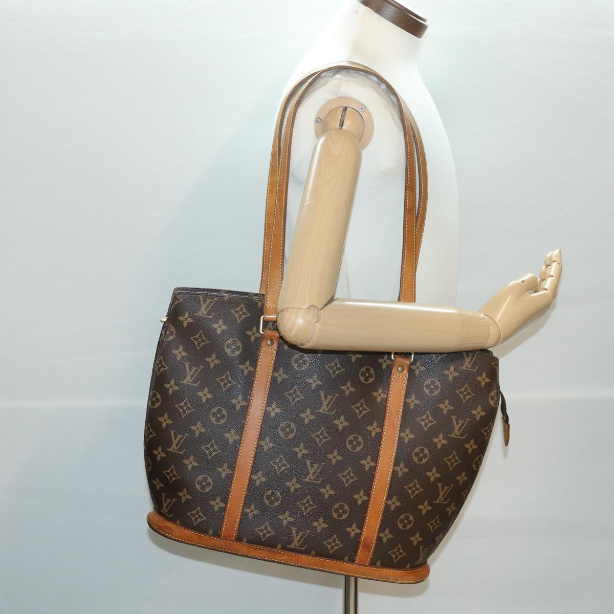 LOUIS VUITTON Monogram Babylone Tote Bag M51102 LV Auth S205