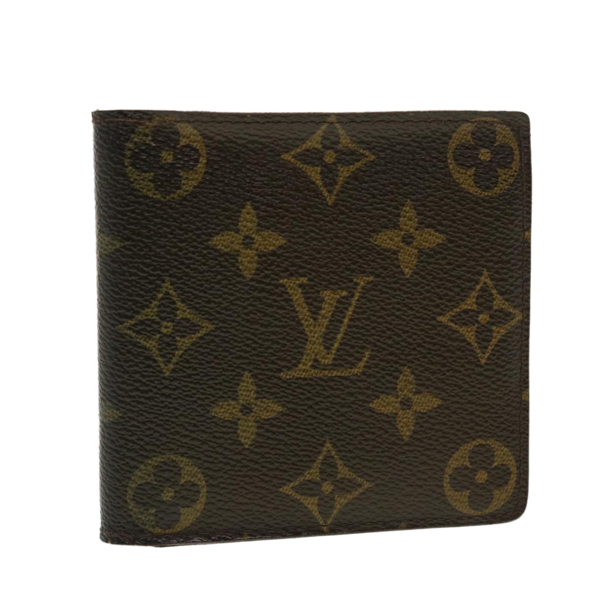 LOUIS VUITTON Monogram Portefeuille Marco Bifold Wallet M61675 LV Auth S293