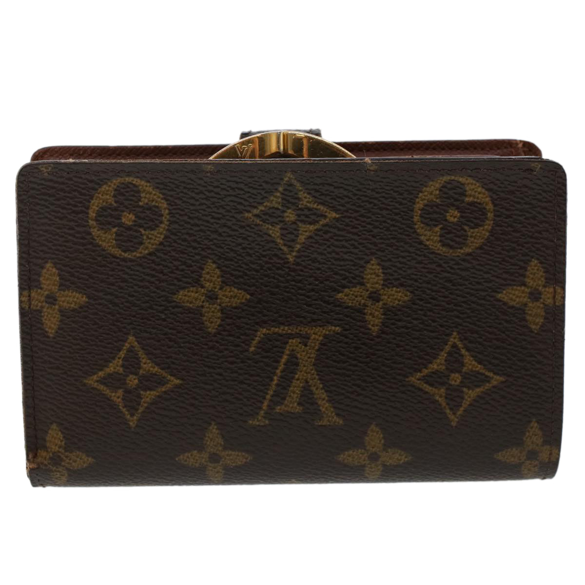 LOUIS VUITTON Monogram Porte Monnaie Billets Viennois Wallet M61663 Auth S701 - 0